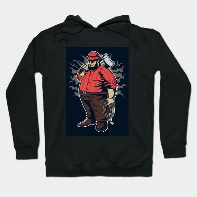 Fat lumberjack Hoodie by BK55